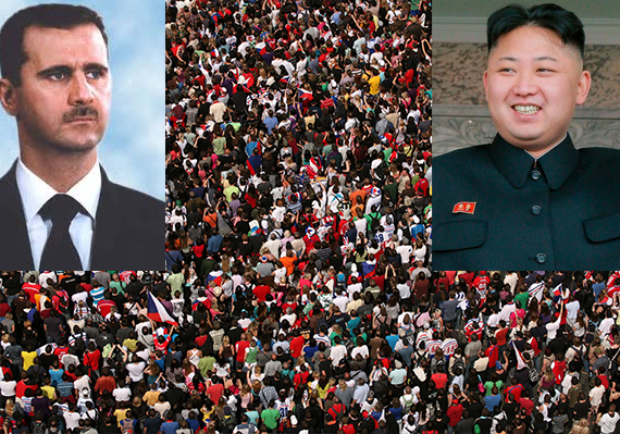 Bashar Al-Assad et Kim Jong-Un présents à la marche républicaine