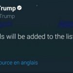 Trump Belgique Ban