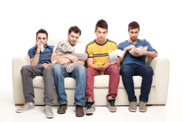 sad grup of friends