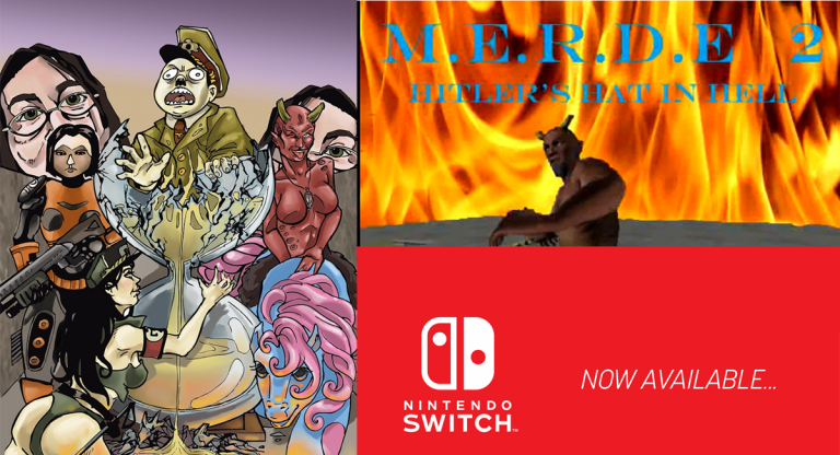 M.E.R.D.E 2: Hitler&rsquo;s Hat in Hell est disponible sur Nintendo Switch !