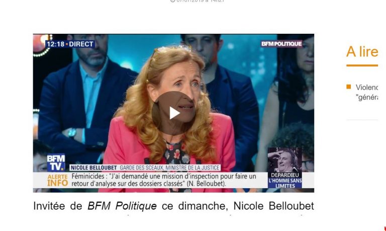 Féminicides : Nicole Belloubet propose « d&rsquo;étourdir les femmes avant leur mise à mort »