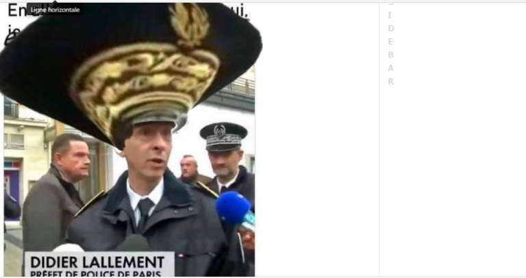 Anniversaire des Gilets jaunes : la casquette du préfet lallement servira d&rsquo;héliport