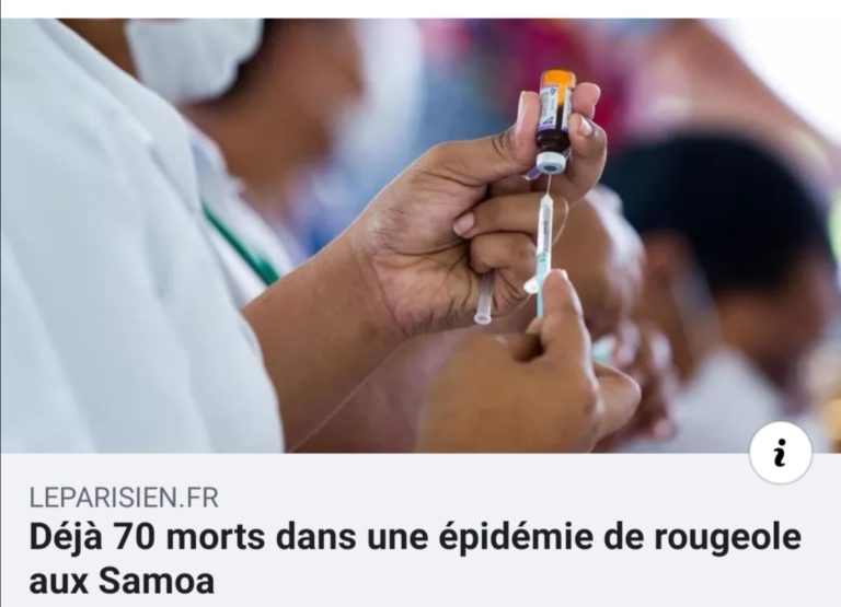 70 antivaccins français seront envoyés aux Samoa enterrer les corps
