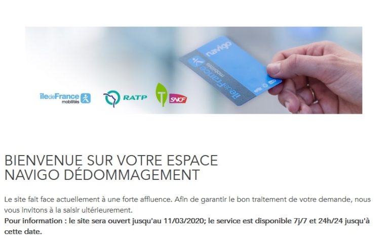 Le site pour se faire rembourser son ticket RATP en grève