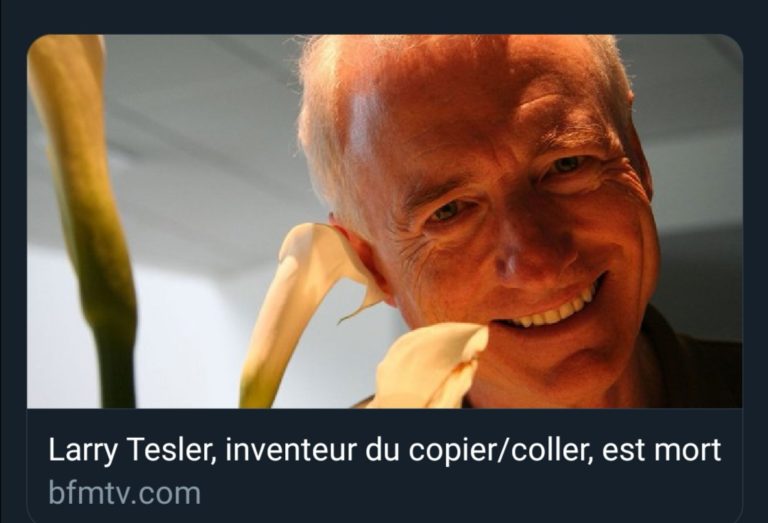 Larry Tesler, inventeur du copier/coller, est mort Larry Tesler, inventeur du copier/coller, est mort Larry Tesler, inventeur du copier/coller, est mort Larry Tesler, inventeur du copier/coller, est mort Larry Tesler, inventeur du copier/coller, est mort