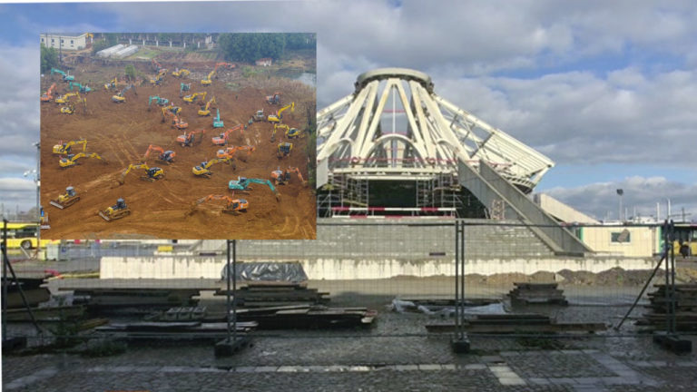 L’équipe qui a construit l’hôpital de Wuhan en 10 jours terminera la gare de Mons ce week-end.