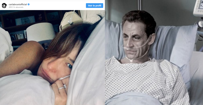 Carla Bruni hospitalisée pour une pneumonie causée par le Covid-19, son nain de compagnie également en danger de mort