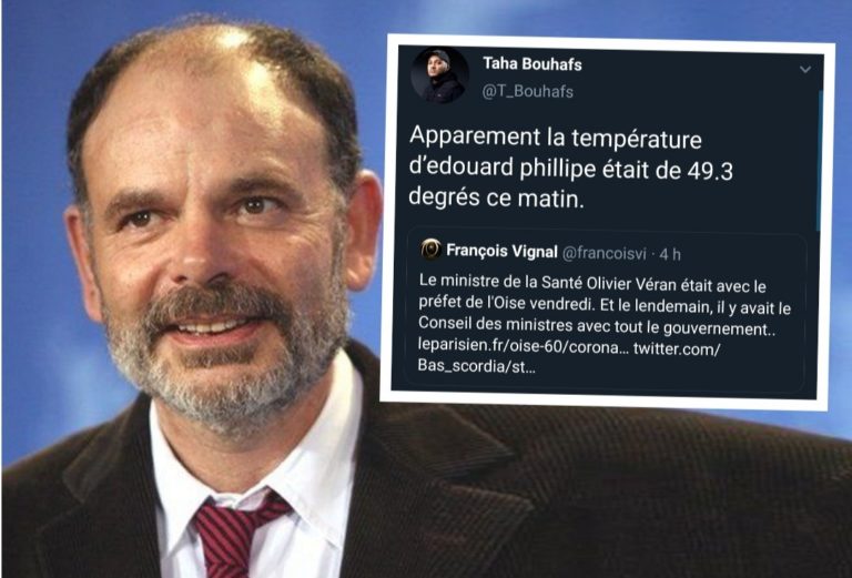 Édouard Philippe aurait attrapé le Virus, 49.3 de fièvre ce matin