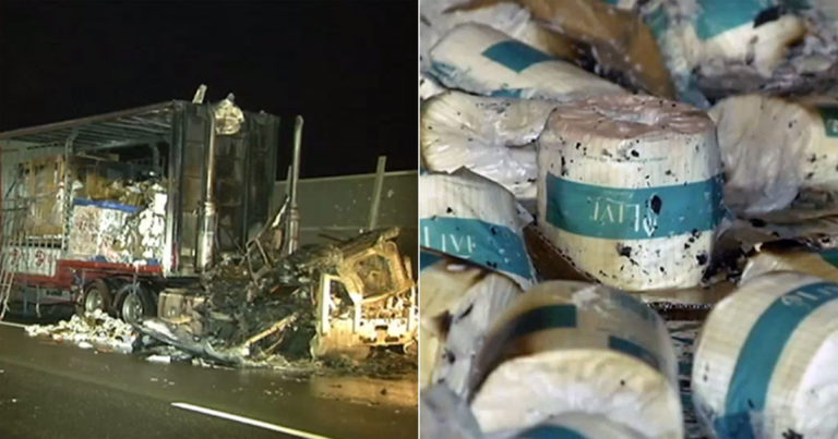 Un camion de papier toilette braqué par 12 individus armés d&rsquo;AK-47