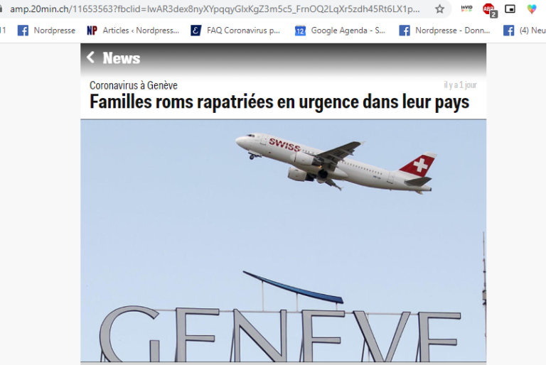 Un avion ramène des Roms dans leur pays, ne le trouve pas et est en l&rsquo;air depuis 48h