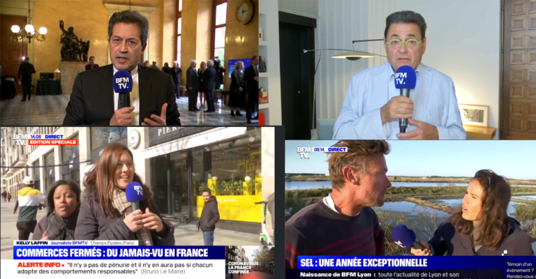 BFMTV responsable de la contamination de 9600 personnes en France via ses bonnettes de micros tendues à tout bout de champ
