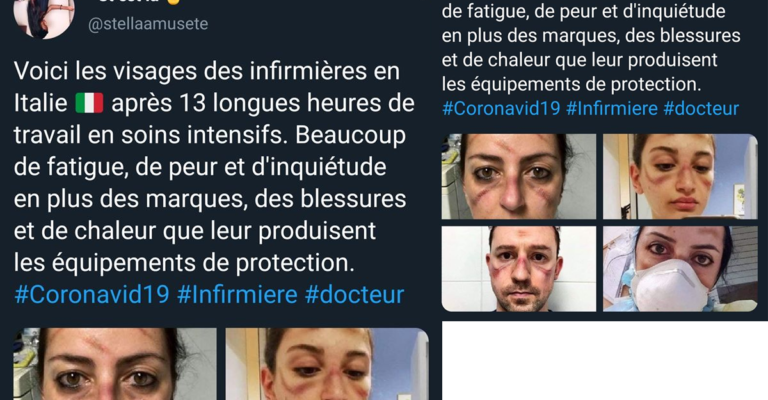 Le gouvernement se félicite: au moins chez nous, pas de vilaines traces de masques !