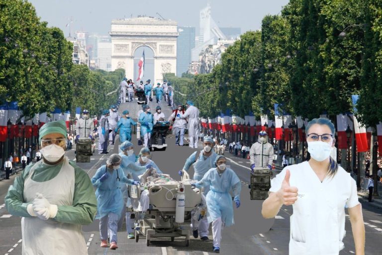 Défilé du 14 juillet: le personnel soignant remplacera l&rsquo;armée