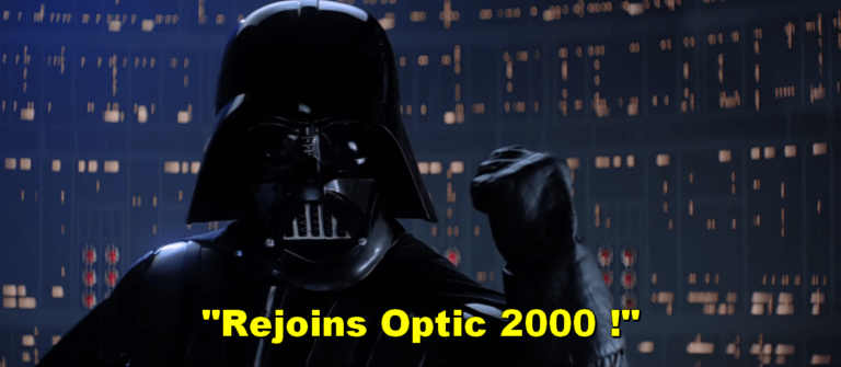 Dark Vador, nouvel égérie de Optic 2000 après Jonnhy H.