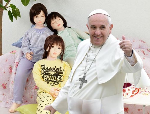 Le Vatican commande 100 000 enfants gonflables