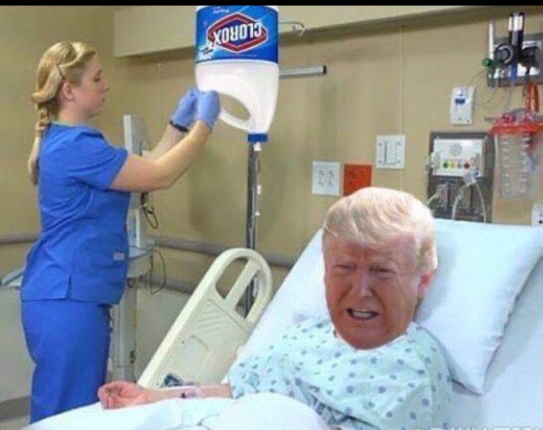 Trump suit actuellement un traitement de la dernière chance à base d&rsquo;eau de Javel