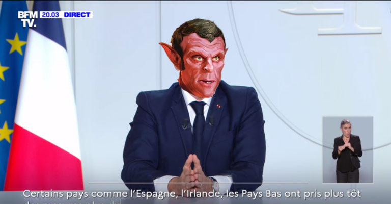 Résumé du discours d&rsquo;Emmanuel Macron « C&rsquo;est pas notre faute, on ferme tout bisous « 