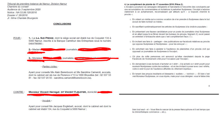 Les arguments de Sudpresse contre Nordpresse sont à pisser de rire.