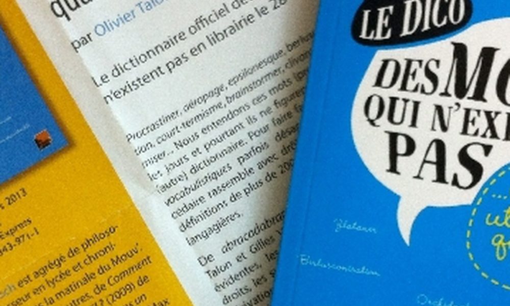 dictionnaire mots existent pas