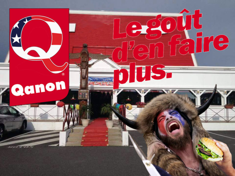 QAnon était une opération marketing d&rsquo;une chaîne de restauration rapide qui a mal tourné