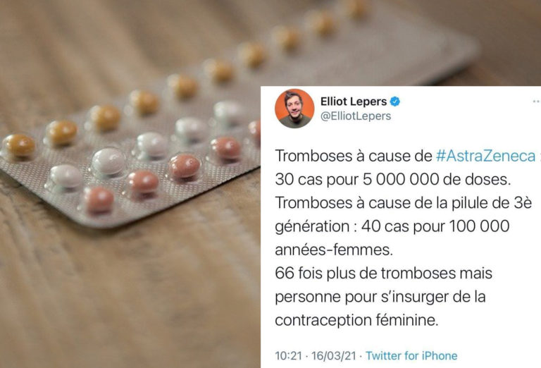 Toutes les pilules contraceptives INTERDITES, considérées comme + dangereuses que le vaccin AstraZeneca