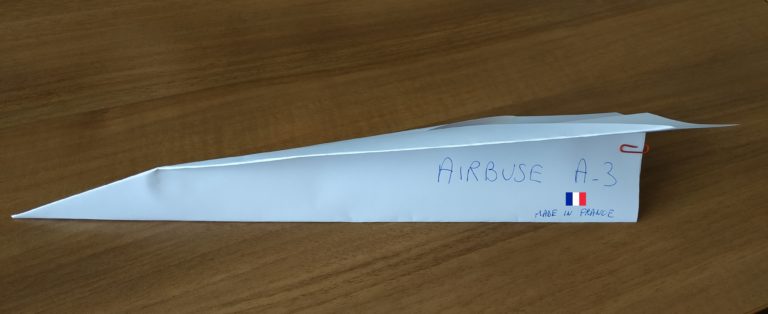 La France investit 9 milliards d’euros dans l’avion en papier d’Airbuse