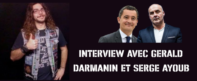 Metalliquoi crée la polémique en interviewant Gérald Darmanin et Serge Ayoub