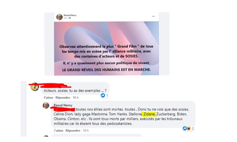 Ca y est, l&rsquo;Alliance Mondiale contre les pédo-satanistes a exécuté ZIDANE 😡😡😡😡😡