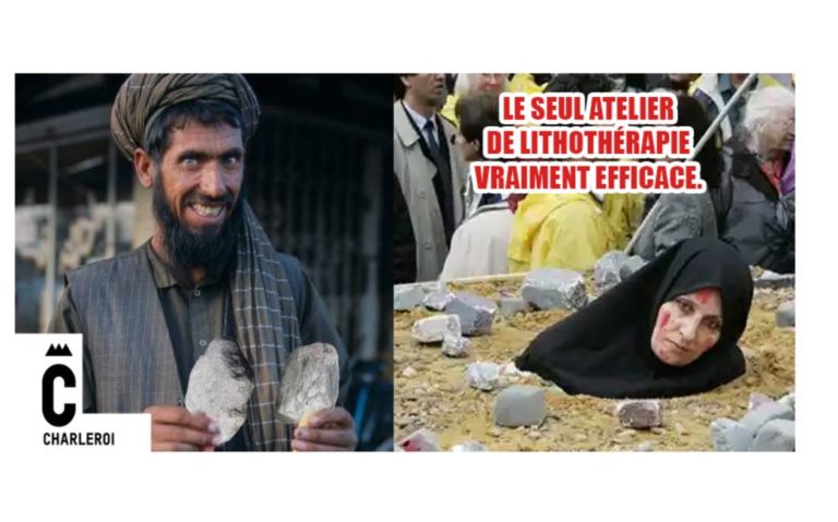 La Ville de Charleroi vous propose son atelier de véritable lithothérapie. 100% d&rsquo;efficacité contre l&rsquo;adultère.