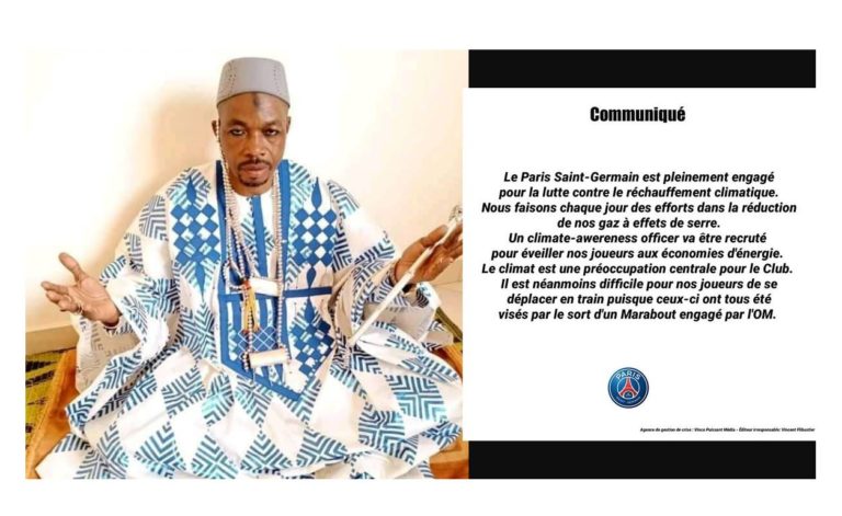 Un marabout avoue avoir lancé un sort au PSG pour qu&rsquo;ils prennent le train
