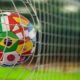Football ball with flags of world countries
