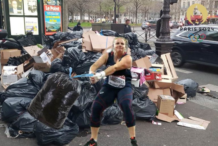Le lancer de poubelle officiellement intégré dans les disciplines concourues aux J.O. de Paris