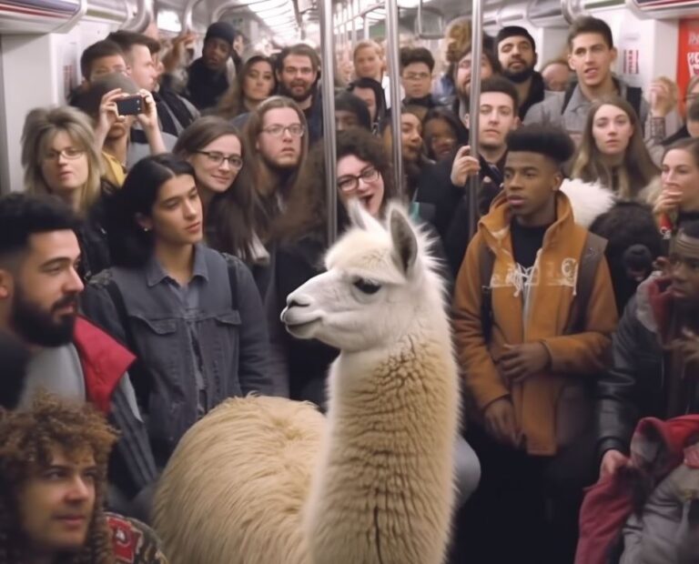 Un troupeau de lamas s&rsquo;échappe d&rsquo;un zoo et donne un concert improvisé de beatbox dans le métro