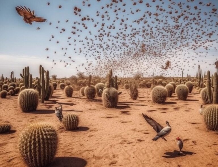 Invasion de cactus volants dans le désert du Sahara : l&rsquo;ONU envoie une délégation de perroquets diplomates