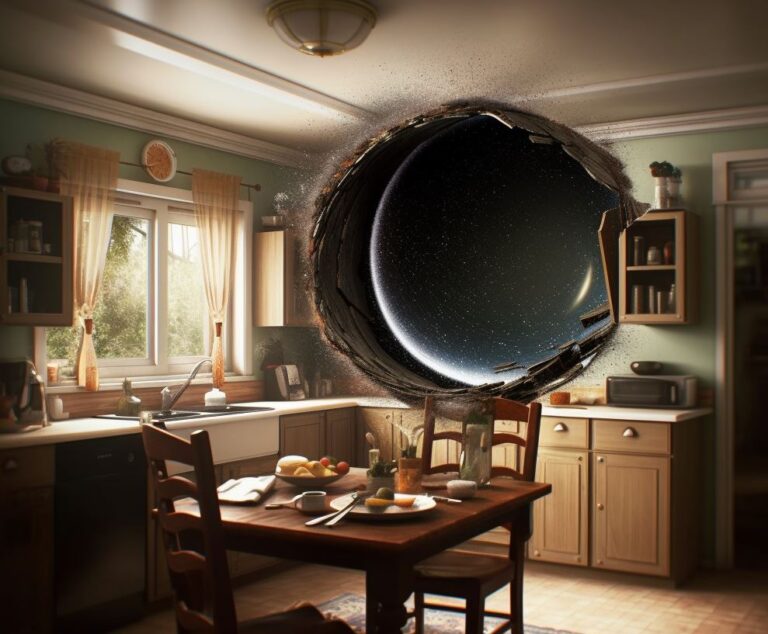 Un trou noir miniature s&rsquo;installe dans une cuisine : aspirateur cosmique ou nouveau moyen de gestion des déchets?
