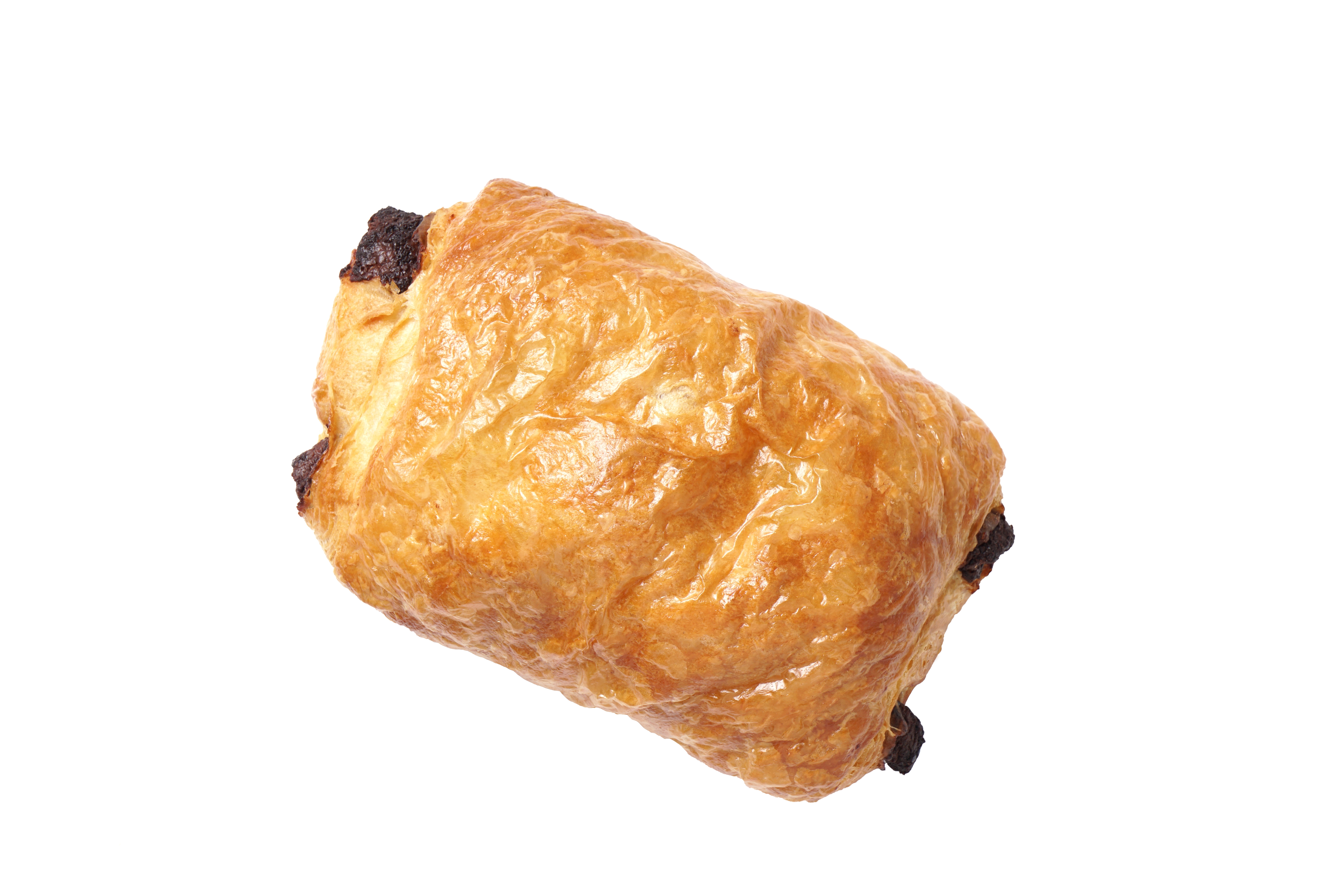 pain au chocolat or chocolate croissant is a type of viennoiserie sweet roll made from puff pastry