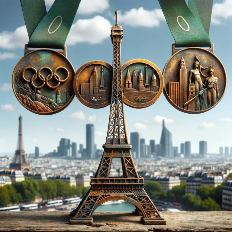 Les médailles des JO fabriquées à partir du vieux métal de la Tour Eiffel