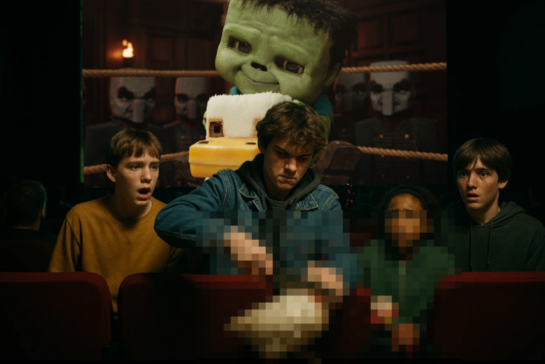 Minecraft au cinéma: Des jeunes décapitent un poulet en pleine séance