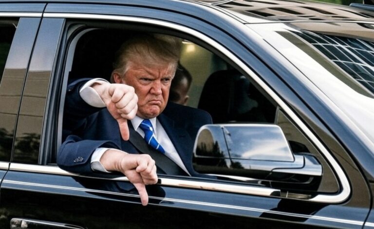Trump excédé d’être comparé à Georges-Louis Bouchez : “Moi je roule en limousine GM, pas en putain de GLE de merde”